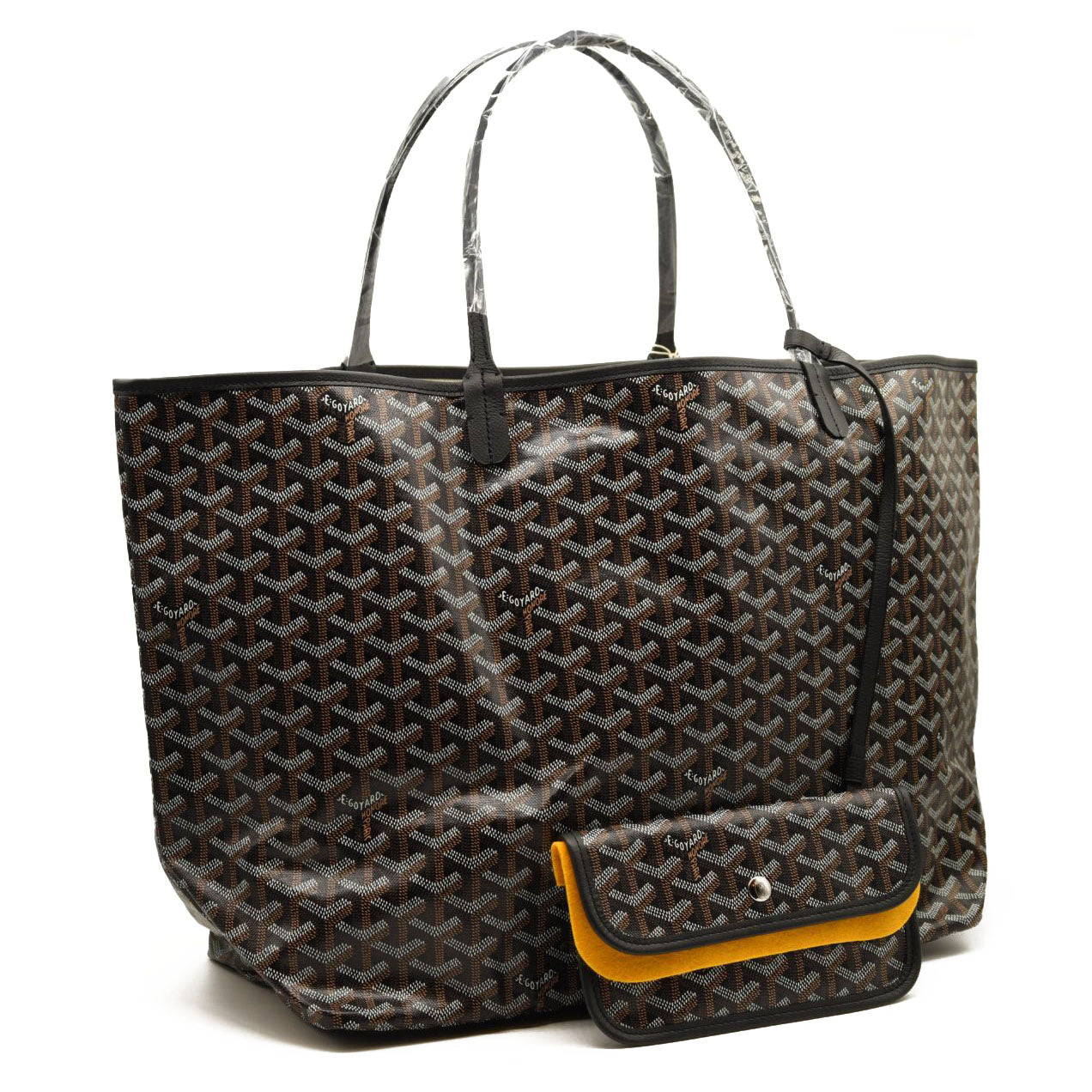 NEW GOYARD Goyardine Saint Louis GM Black