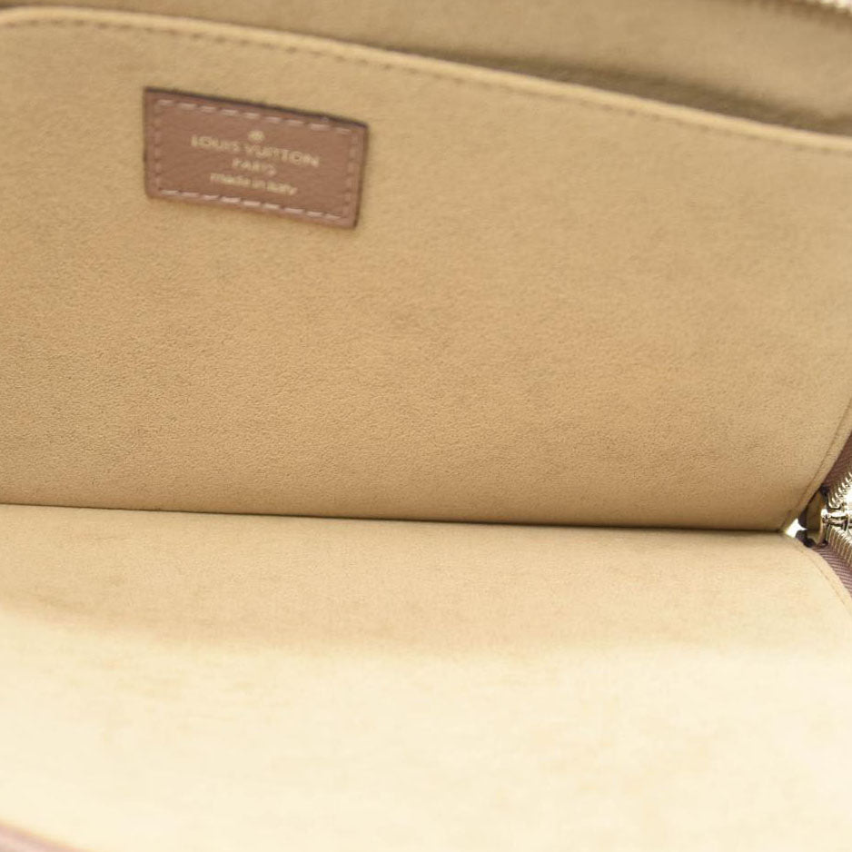 LOUIS VUITTON Taurillon Pochette Jour PM Beige TH4177