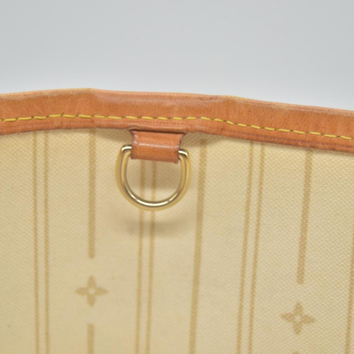$2160 Louis Vuitton Damier Azur Neverfull PM Tote Bag Handbag VI3178 CONSIGNMENT