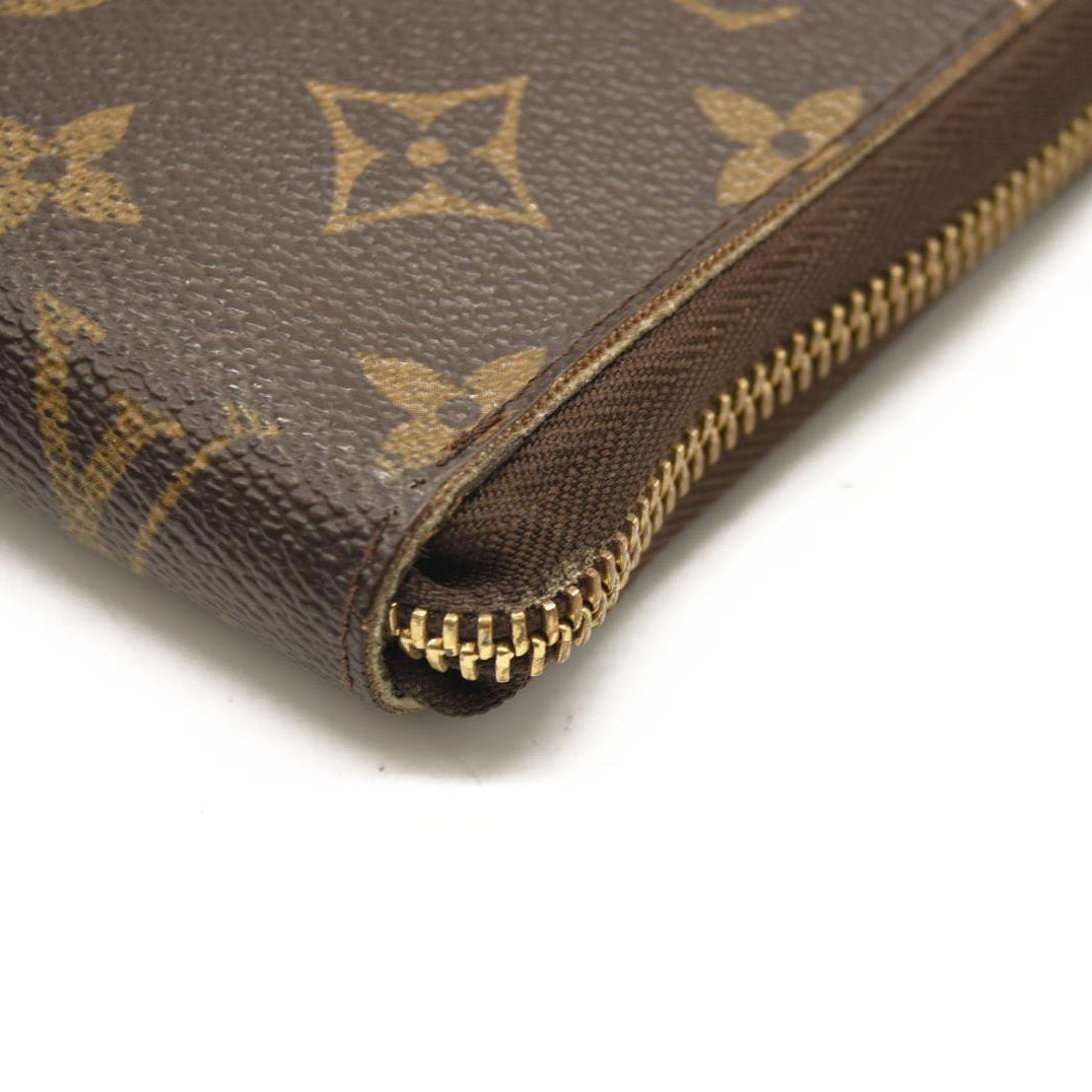 LOUIS VUITTON Monogram Zippy Wallet Organizer  VI0079