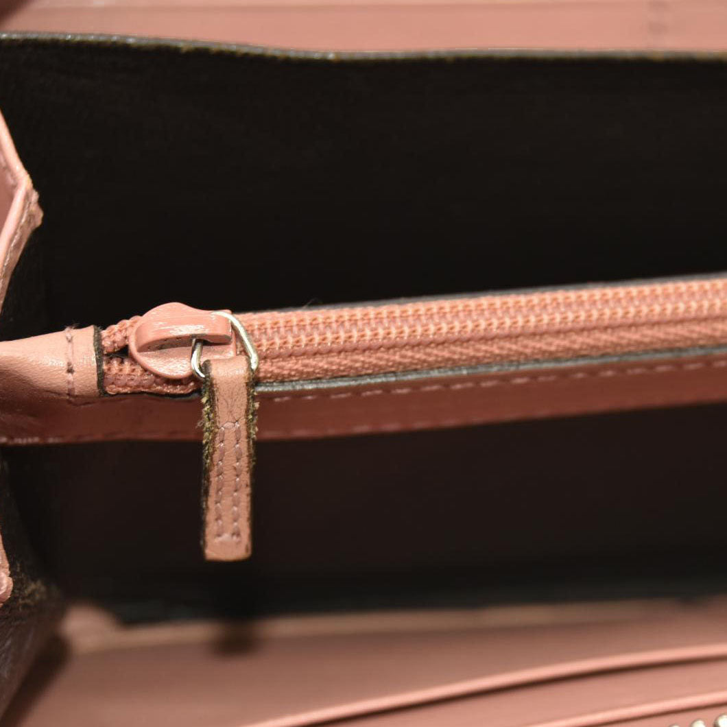 GUCCI Interlocking G GG Logo Canvas Zip Around Long Wallet Beige