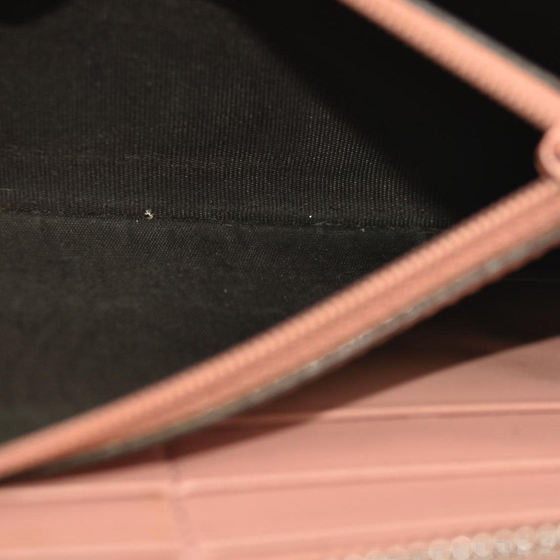 GUCCI Interlocking G GG Logo Canvas Zip Around Long Wallet Beige