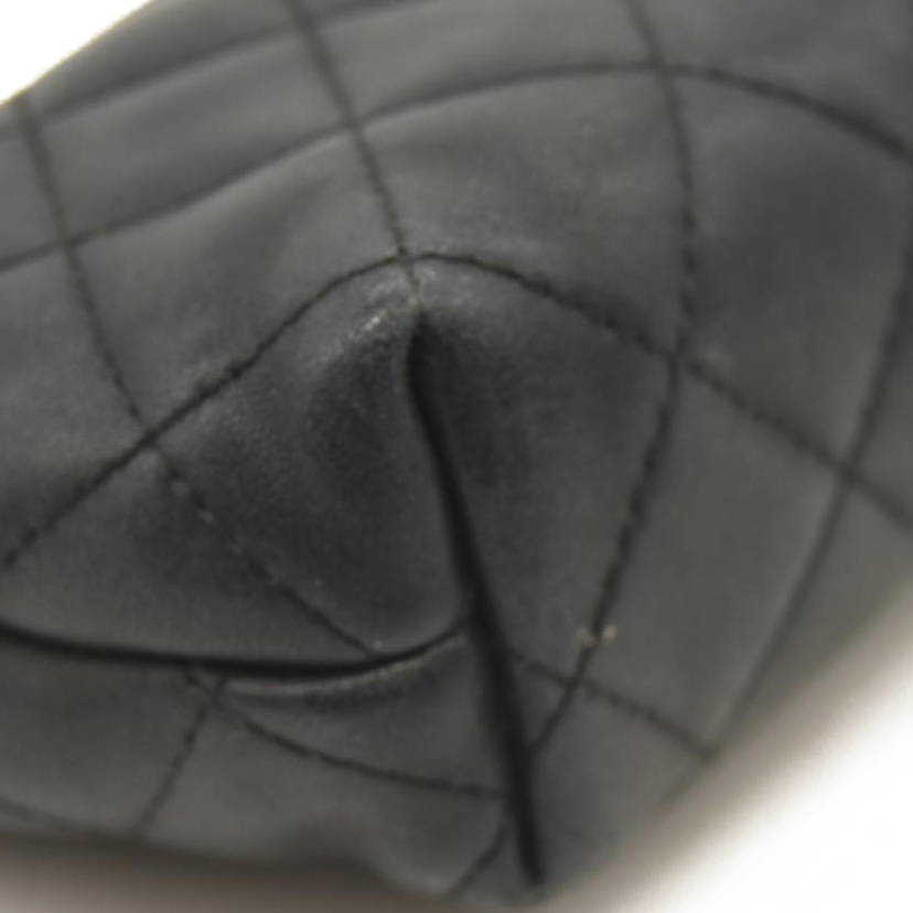 Chanel Lambskin Quilted Cosmetic Case Black