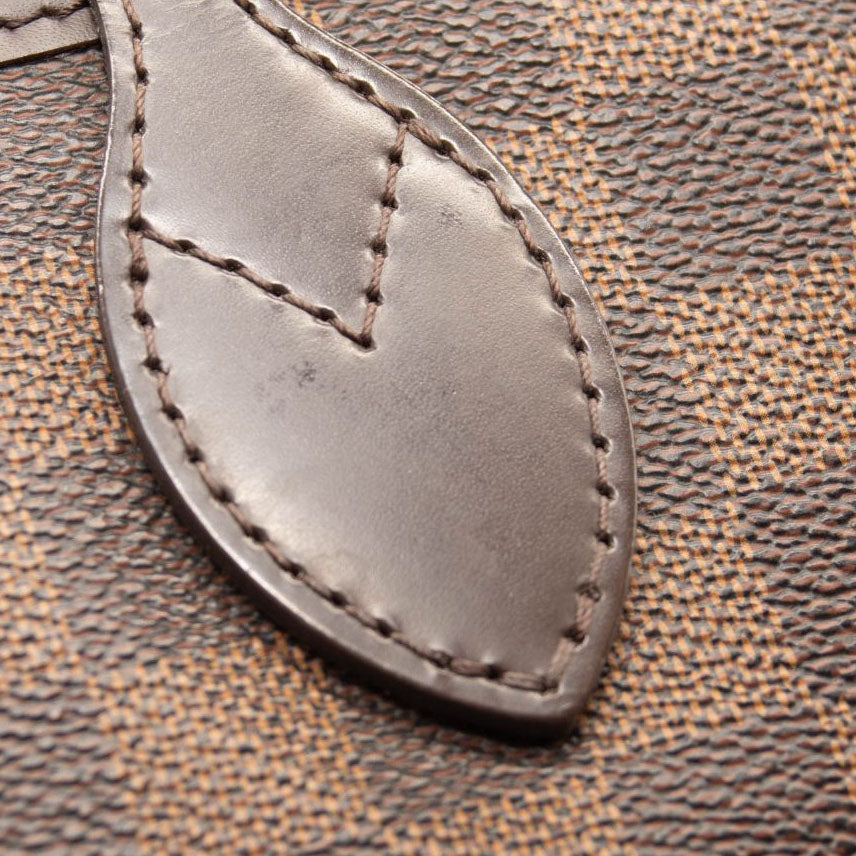 AR3146 LOUIS VUITTON Brown Damier Ebene Neverfull MM Tote Bag Rose Ballerine
