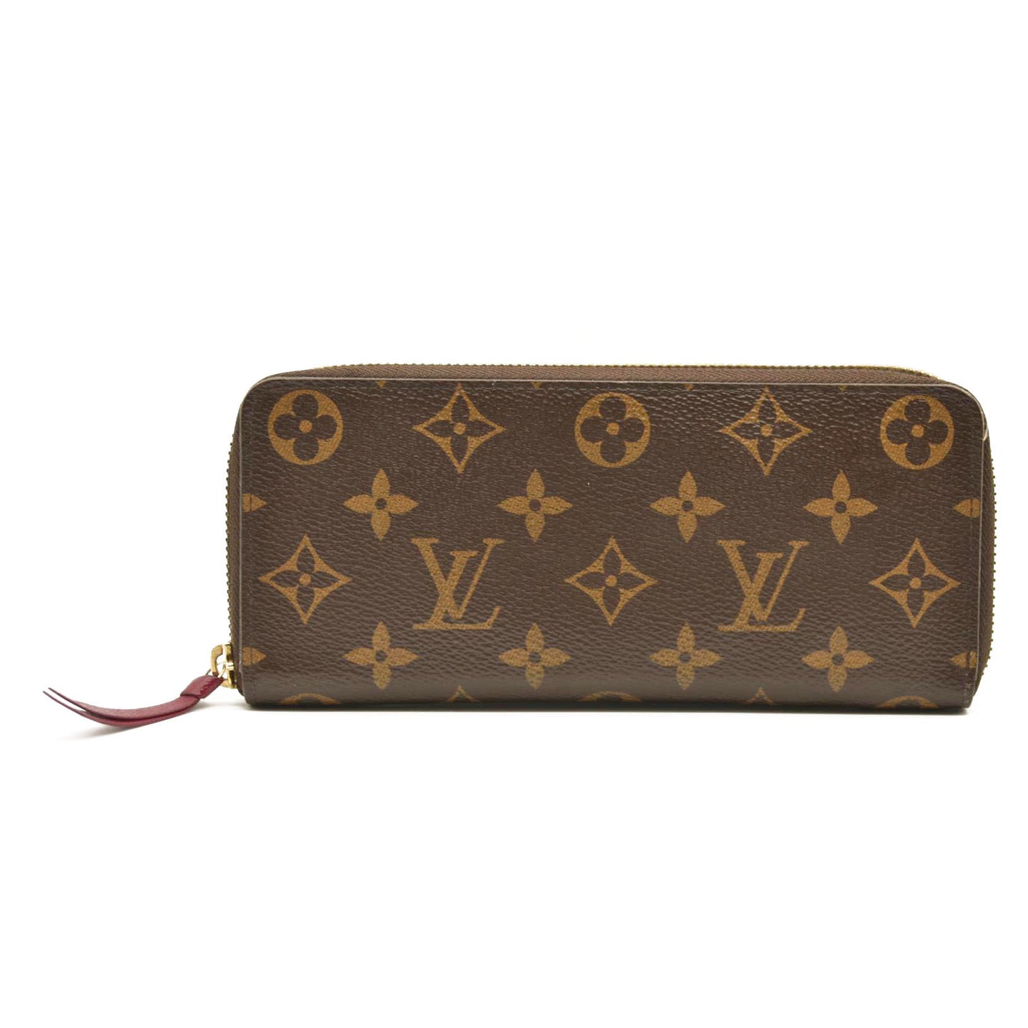 LOUIS VUITTON Monogram Clemence Wallet Fuchsia SF2188
