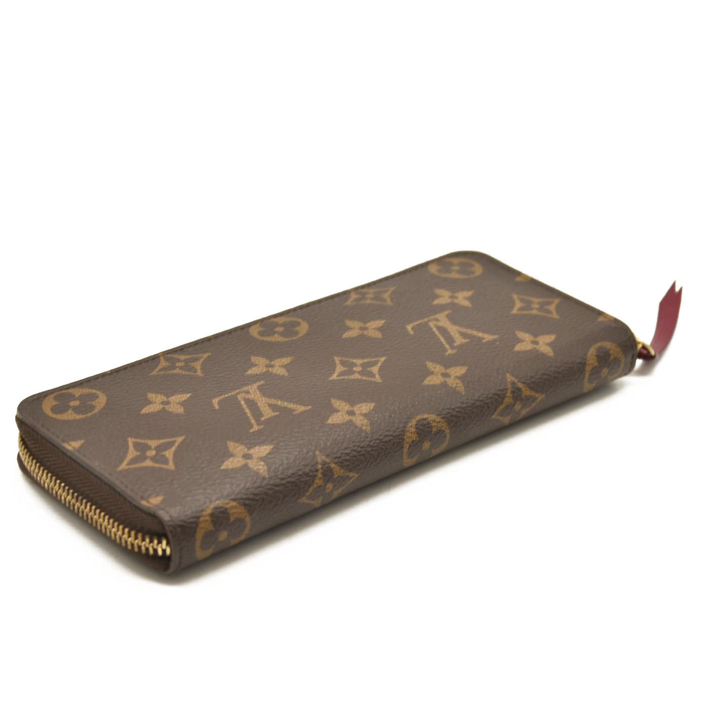 LOUIS VUITTON Monogram Clemence Wallet Fuchsia SF2188