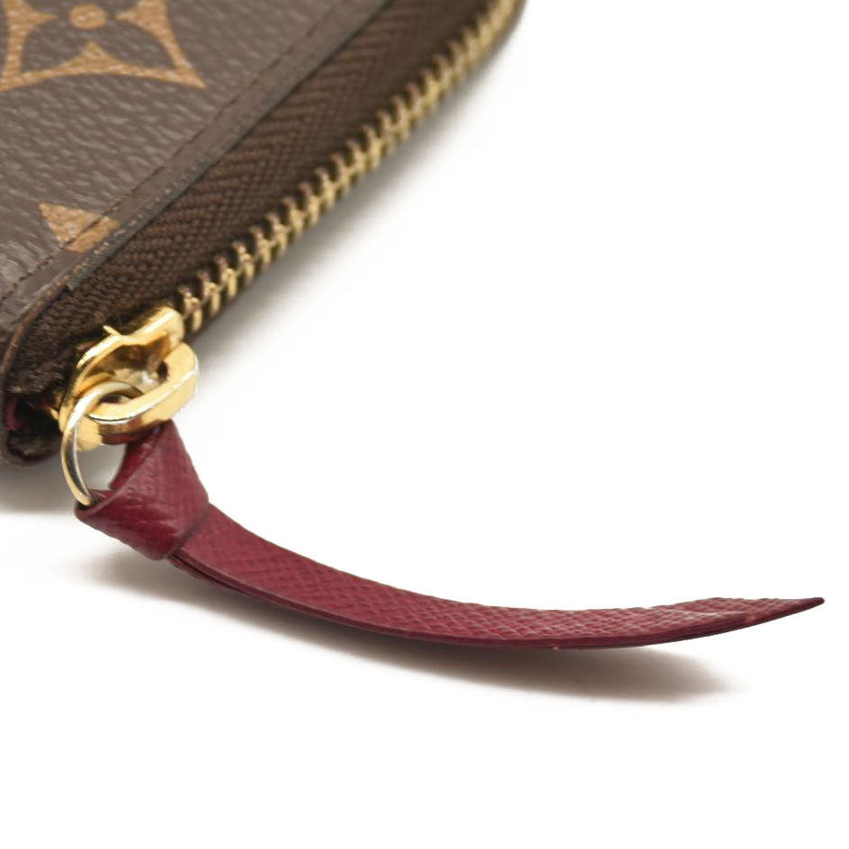 LOUIS VUITTON Monogram Clemence Wallet Fuchsia SF2188