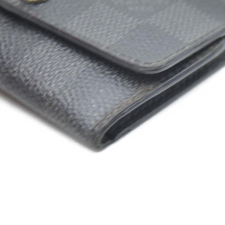 LOUIS VUITTON Damier Graphite Leather Multicles 6 Ring Key Case CT2111