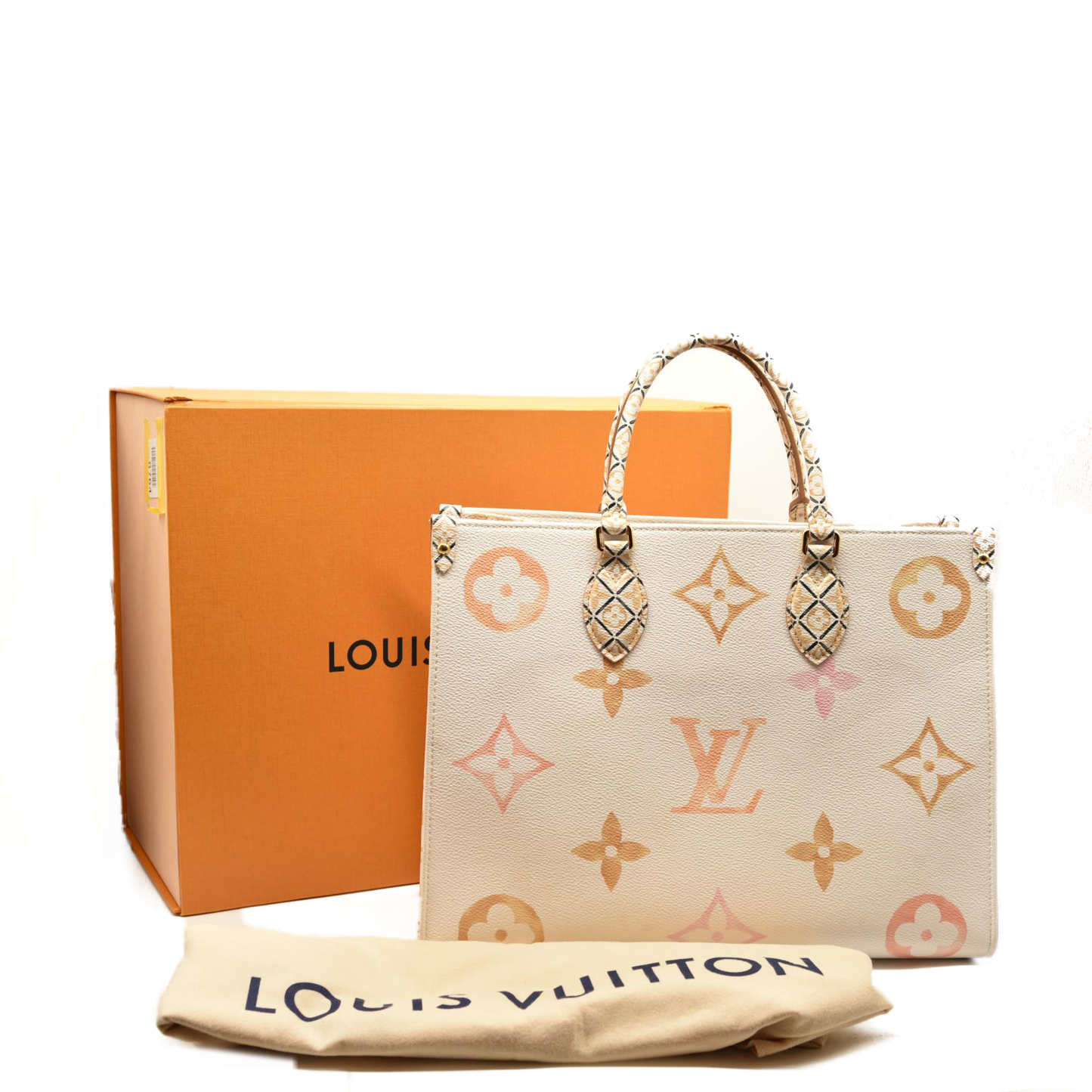 Louis Vuitton  Monogram Giant By The Pool 2.0 Onthego MM Beige RFID