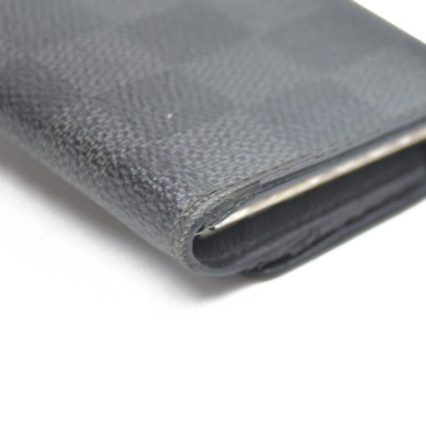LOUIS VUITTON Damier Graphite Leather Multicles 6 Ring Key Case CT2111