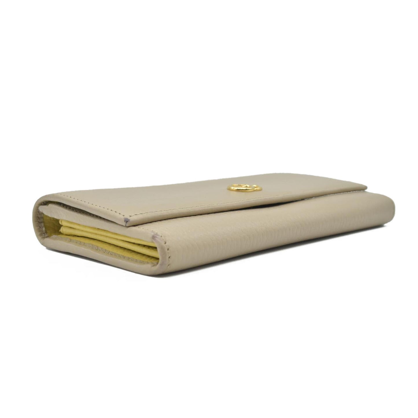 GUCCI GG Marmont Leather Bifold Long Wallet