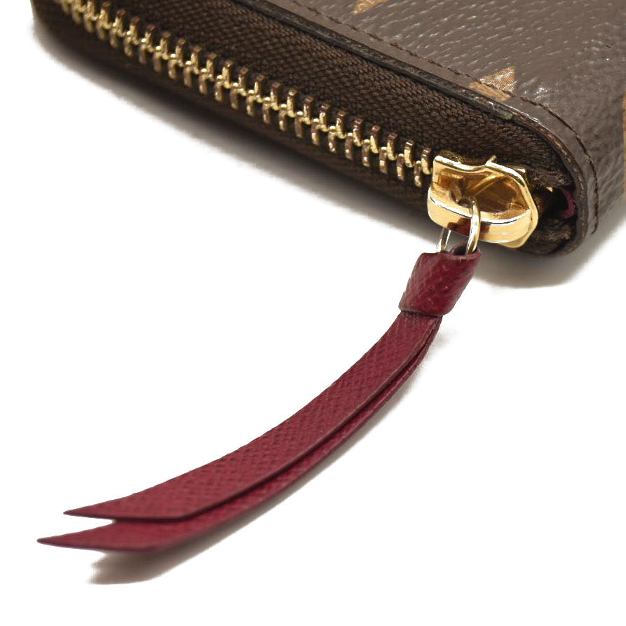LOUIS VUITTON Monogram Clemence Wallet Fuchsia SF2188