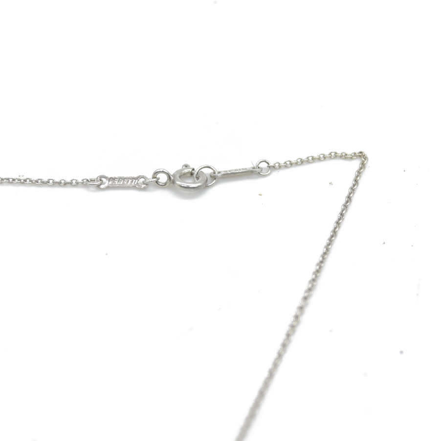 $500 Tiffany & Co. Elsa Peretti 15 mm Open Heart Pendant Sterling Silver 925