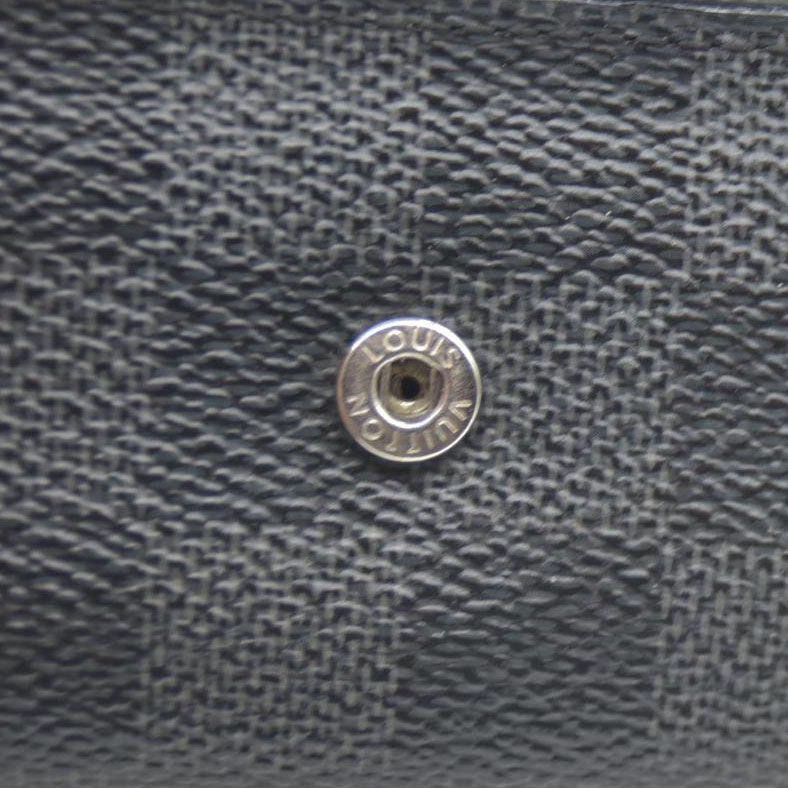 LOUIS VUITTON Damier Graphite Leather Multicles 6 Ring Key Case CT2111