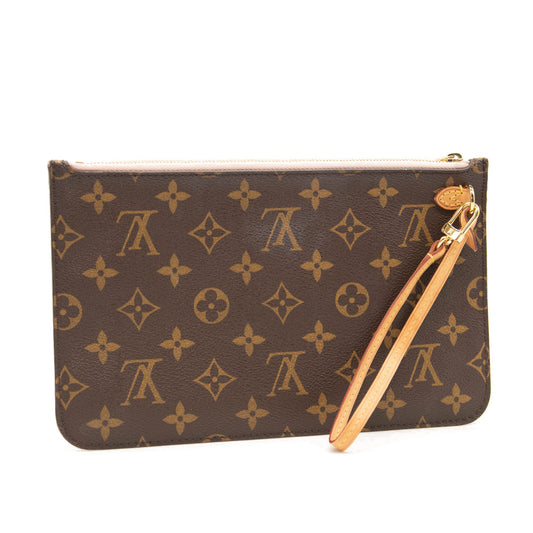Louis Vuitton Monogram Neverfull MM GM Pochette Rose Ballerine Saint Tropez