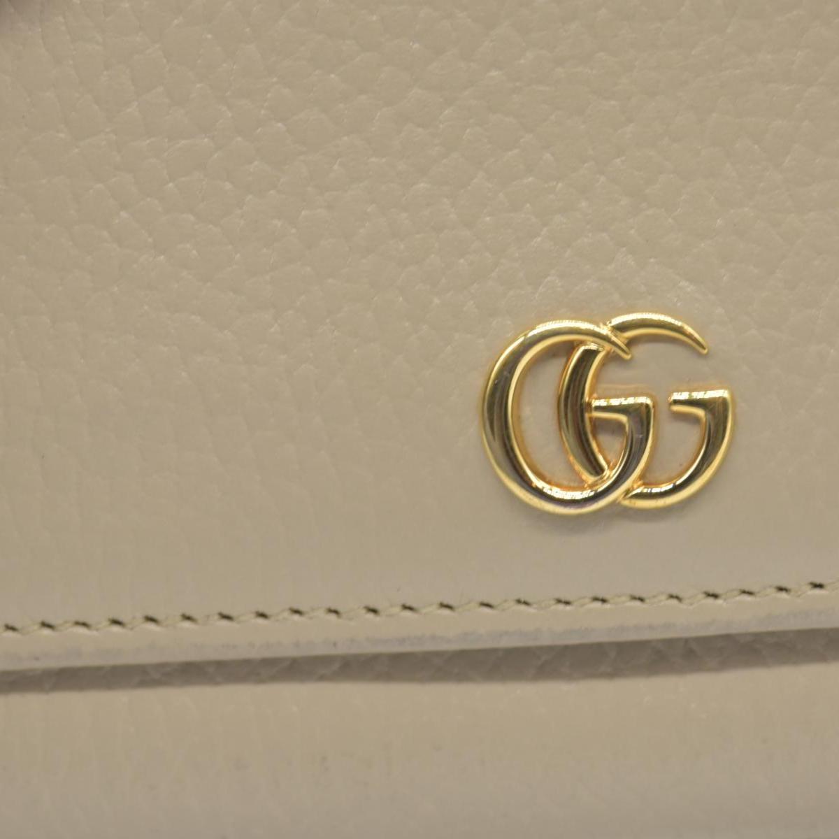 GUCCI GG Marmont Leather Bifold Long Wallet