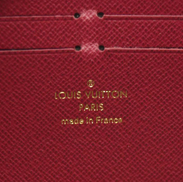 LOUIS VUITTON Monogram Clemence Wallet Fuchsia SF2188