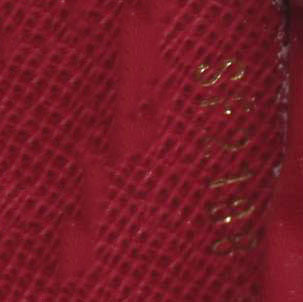 LOUIS VUITTON Monogram Clemence Wallet Fuchsia SF2188