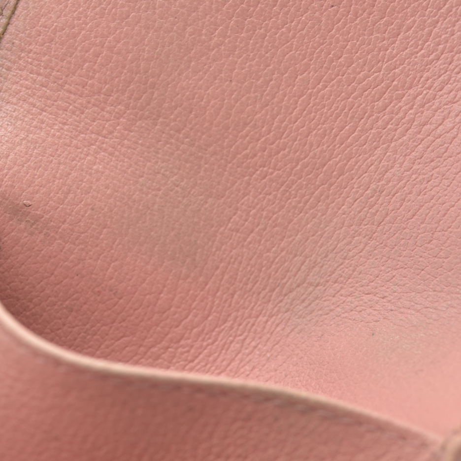 AUCTION $600 Chanel Camellia 6 Key Holder Coral Pink