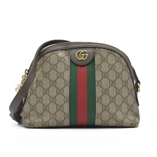 Gucci GG Supreme Ophidia Small Rounded Top Shoulder Bag