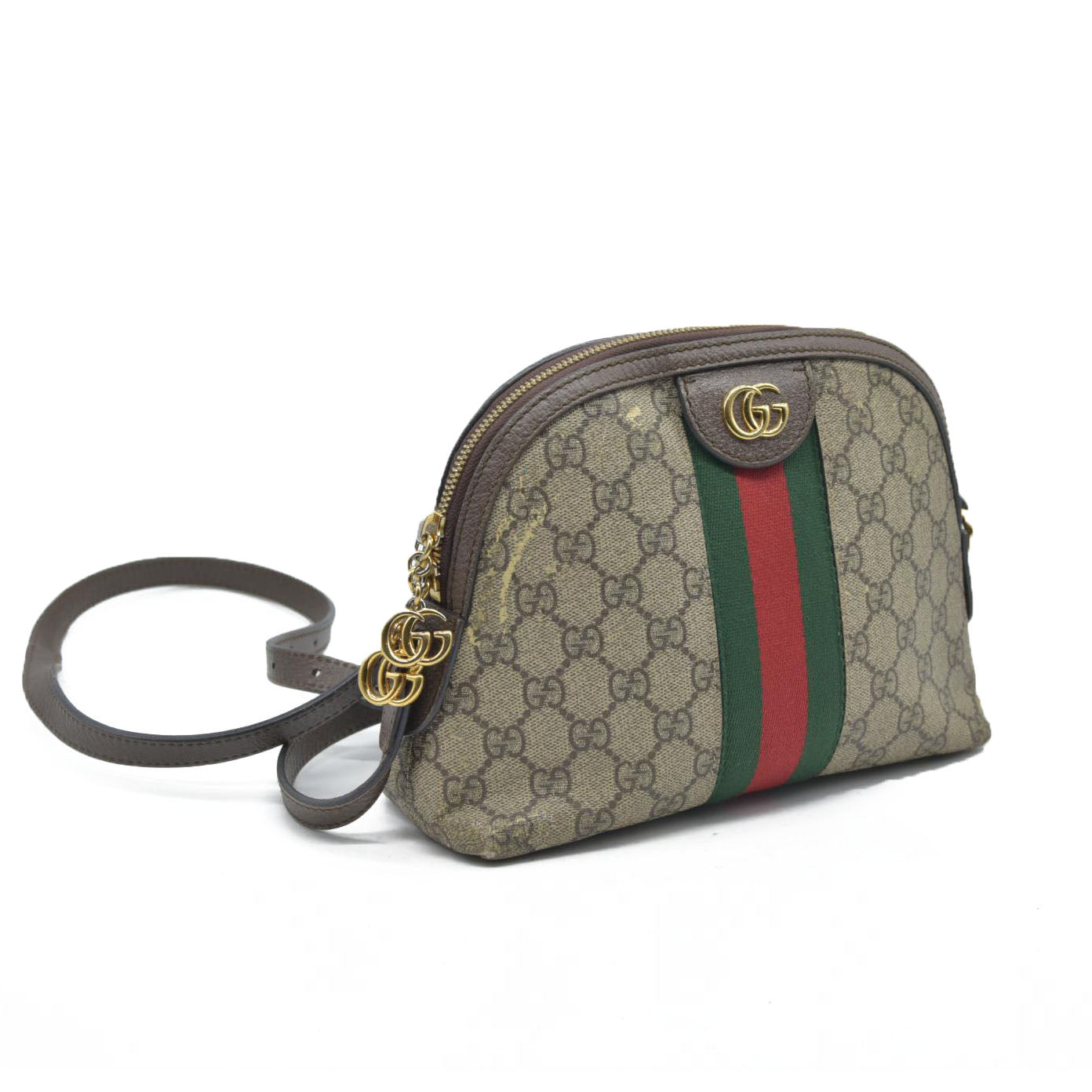 Gucci GG Supreme Ophidia Small Rounded Top Shoulder Bag