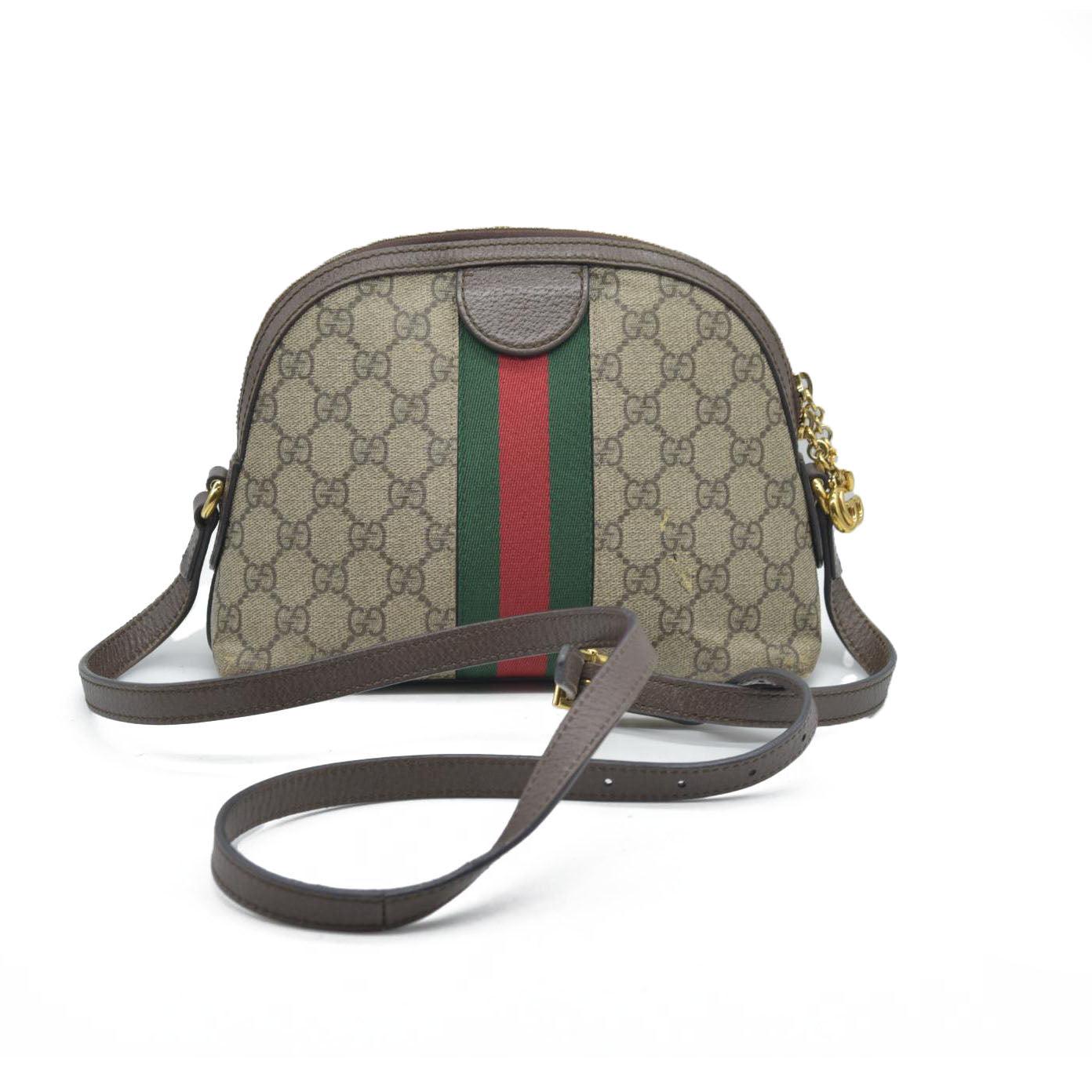 Gucci GG Supreme Ophidia Small Rounded Top Shoulder Bag