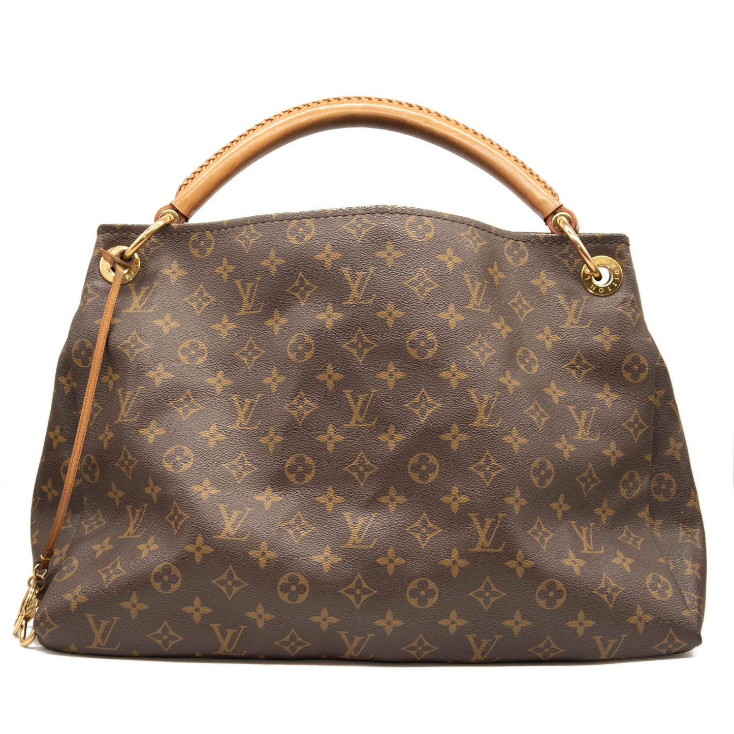 USED $2500 Louis Vuitton Monogram Artsy MM Hobo 2012