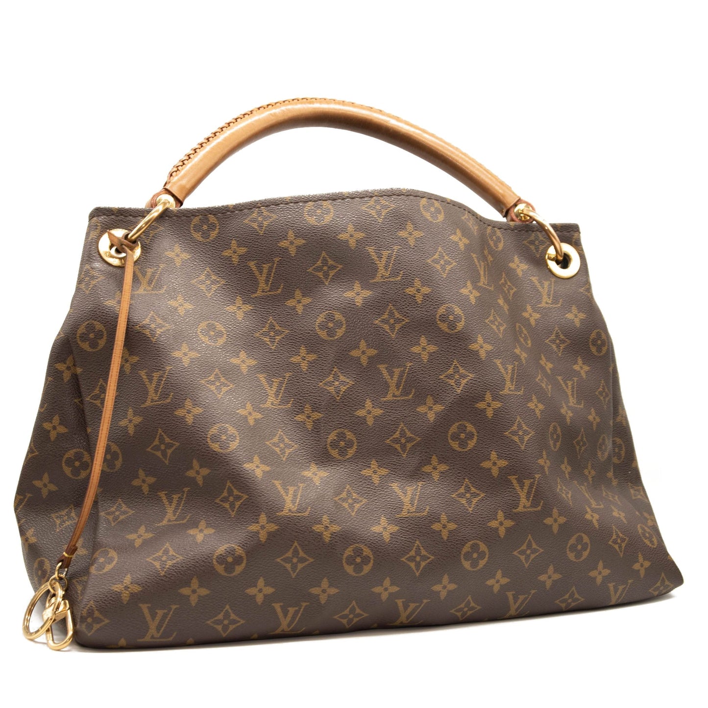 USED $2500 Louis Vuitton Monogram Artsy MM Hobo 2012