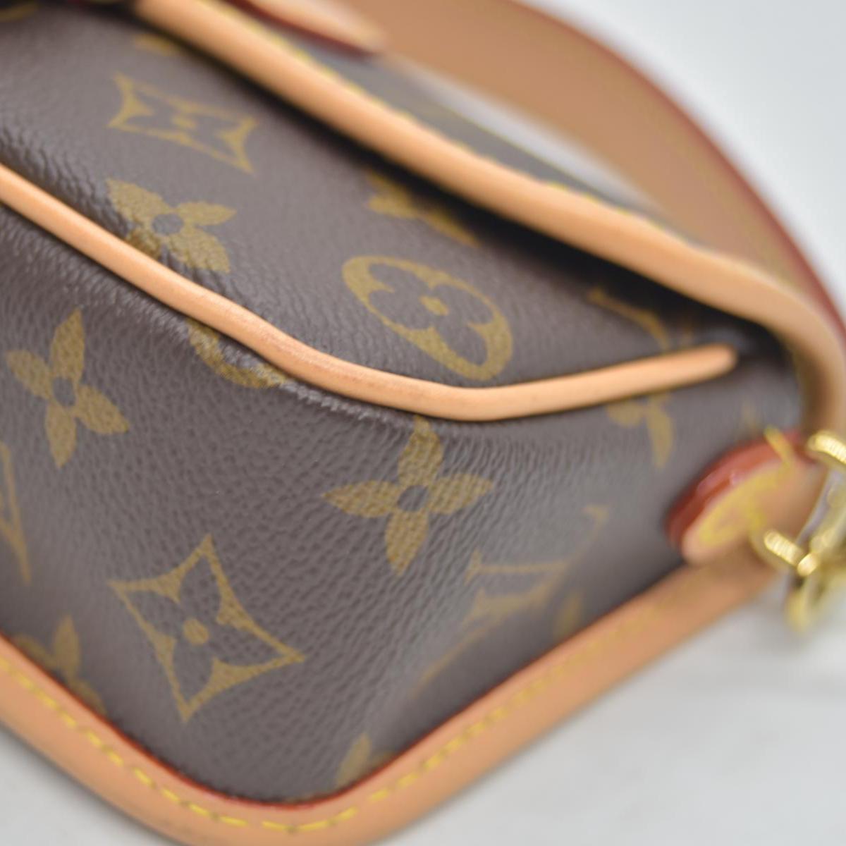 $2170 Louis Vuitton Monogram Nano Diane