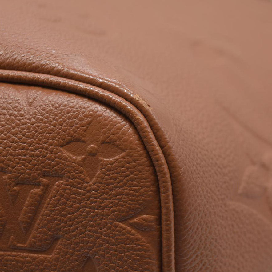 Louis Vuitton Empreinte Monogram Giant Neverfull MM Cognac RFID