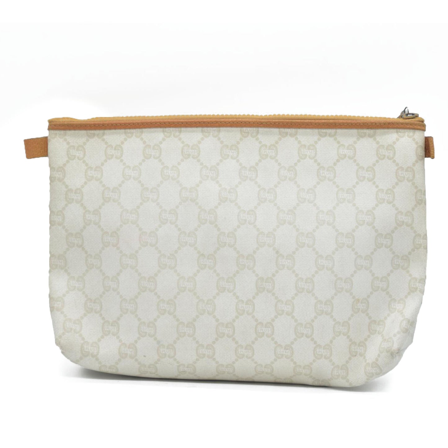 Gucci GG  Gucci Plus PVC Leather Pouch Clutch Bag