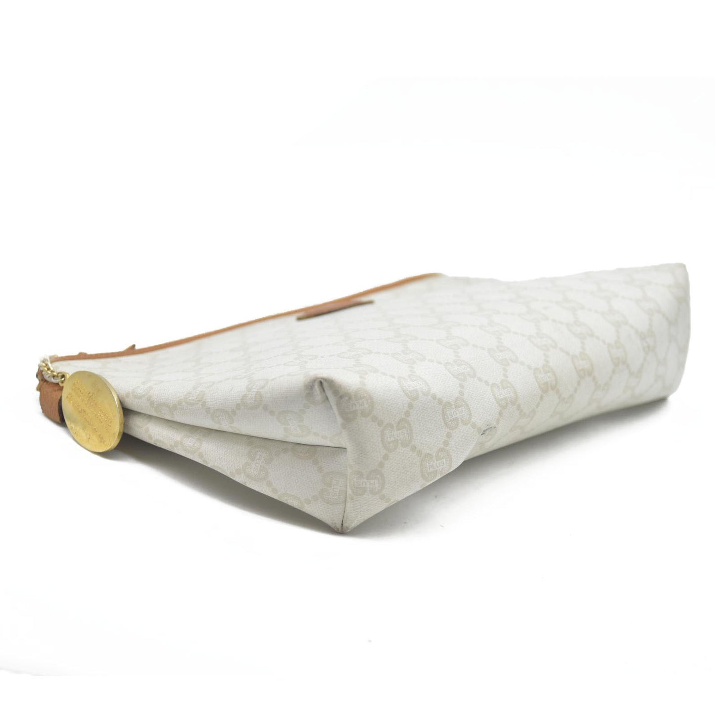 Gucci GG  Gucci Plus PVC Leather Pouch Clutch Bag