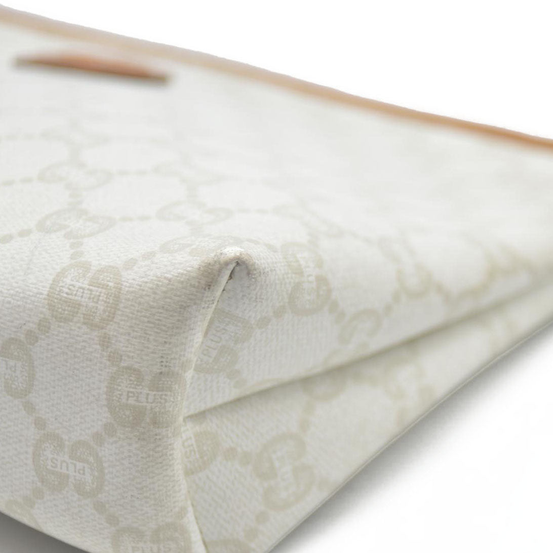 Gucci GG  Gucci Plus PVC Leather Pouch Clutch Bag