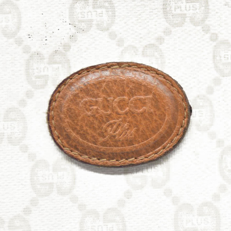 Gucci GG  Gucci Plus PVC Leather Pouch Clutch Bag