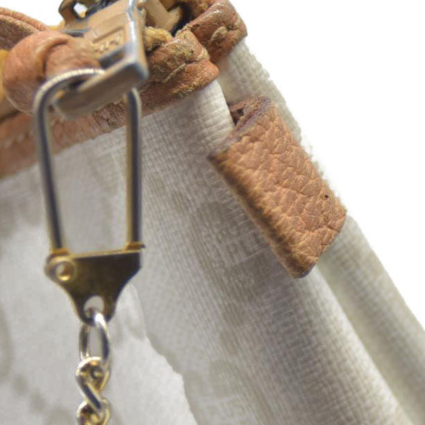 Gucci GG  Gucci Plus PVC Leather Pouch Clutch Bag