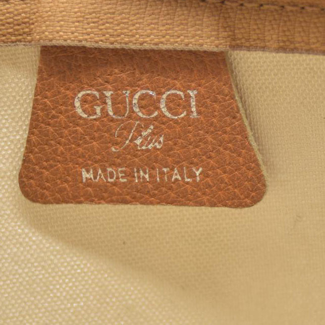 Gucci GG  Gucci Plus PVC Leather Pouch Clutch Bag