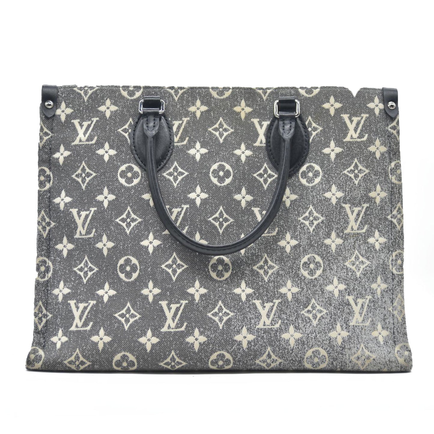 Louis Vuitton  Monogram Jacquard Denim Onthego MM Black