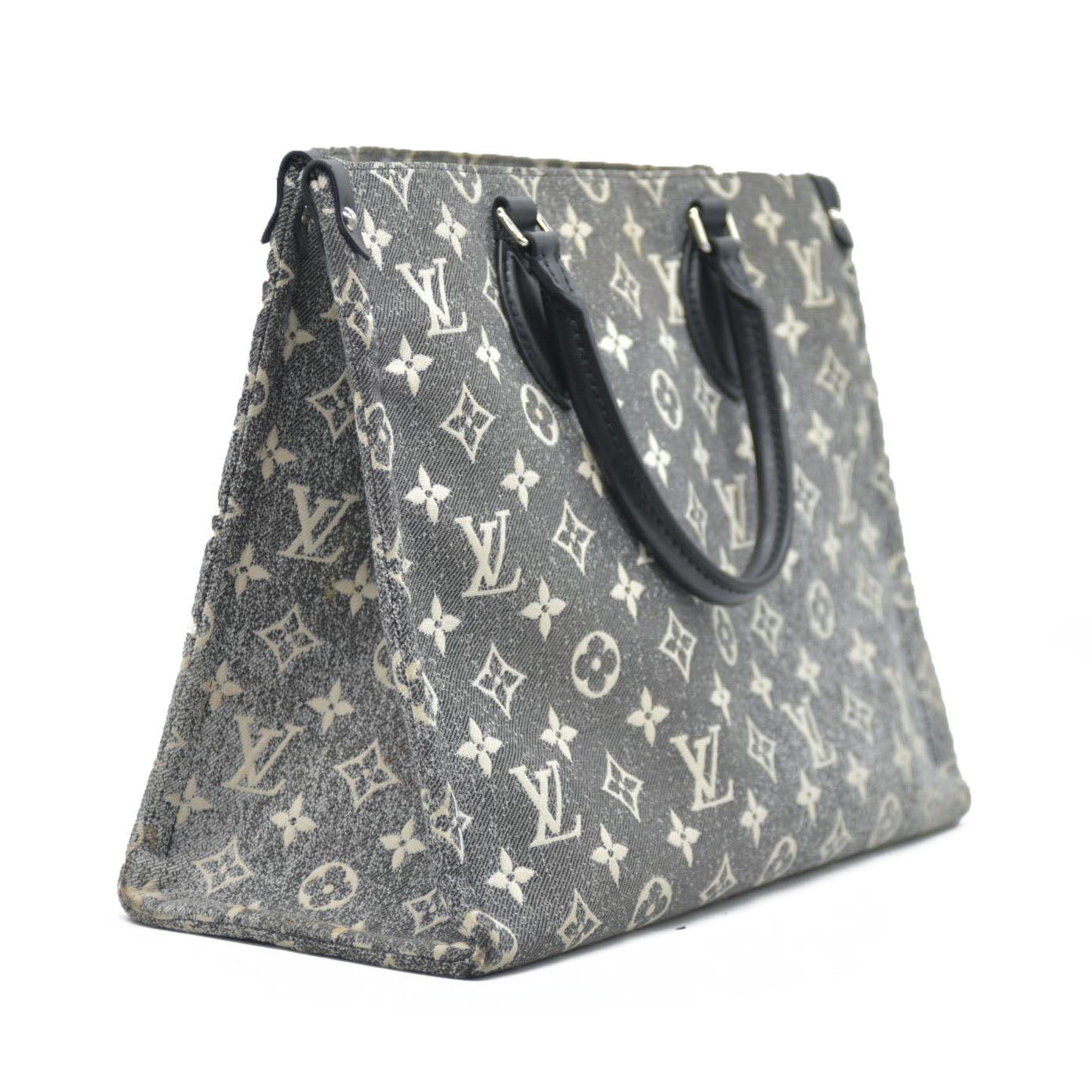 Louis Vuitton  Monogram Jacquard Denim Onthego MM Black