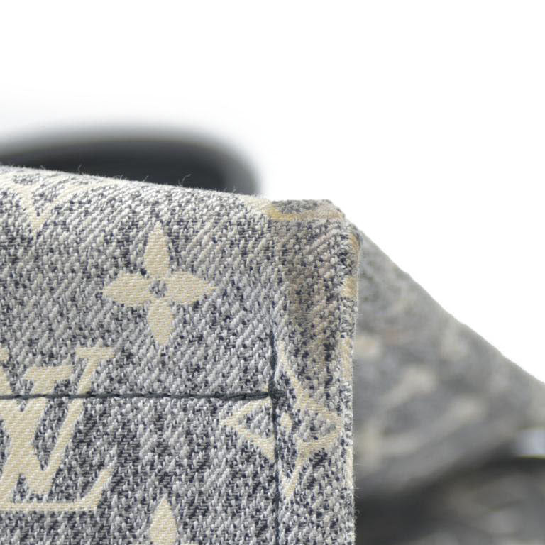 Louis Vuitton  Monogram Jacquard Denim Onthego MM Black