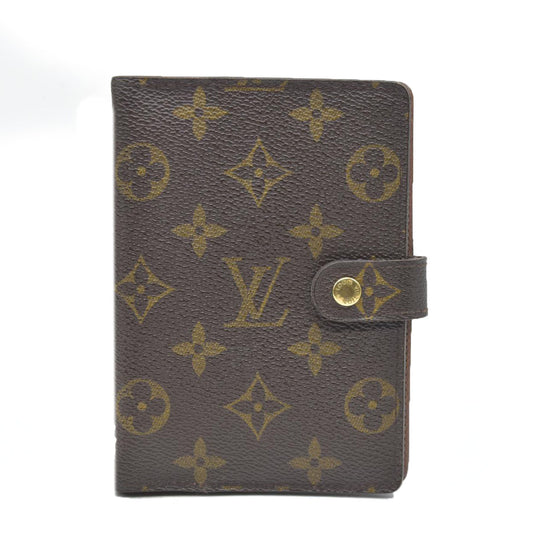 AUCTION $505 Louis Vuitton  Monogram Small Ring Agenda Cover