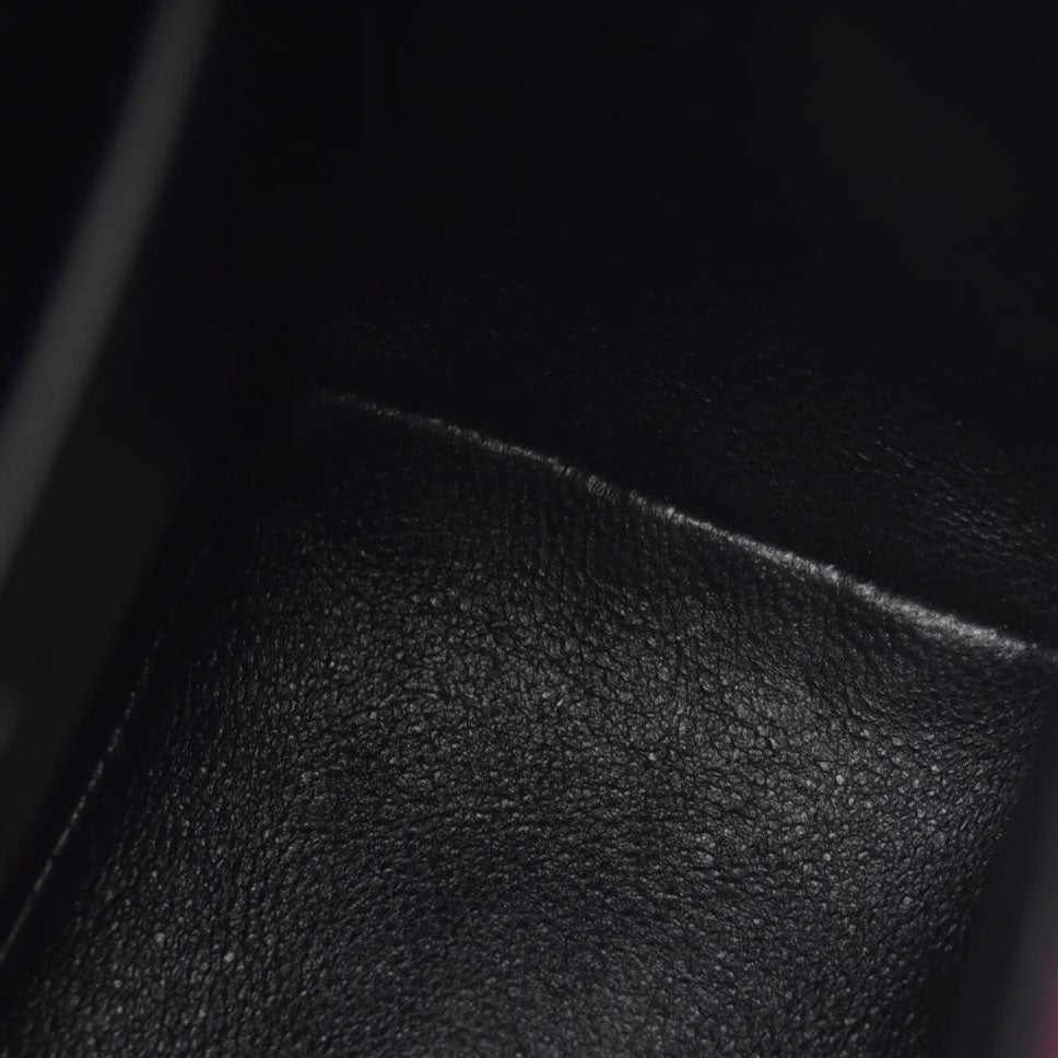 $2590 Saint Laurent Patent Calfskin Matelasse Monogram Medium Vicky Chain Bag Pink