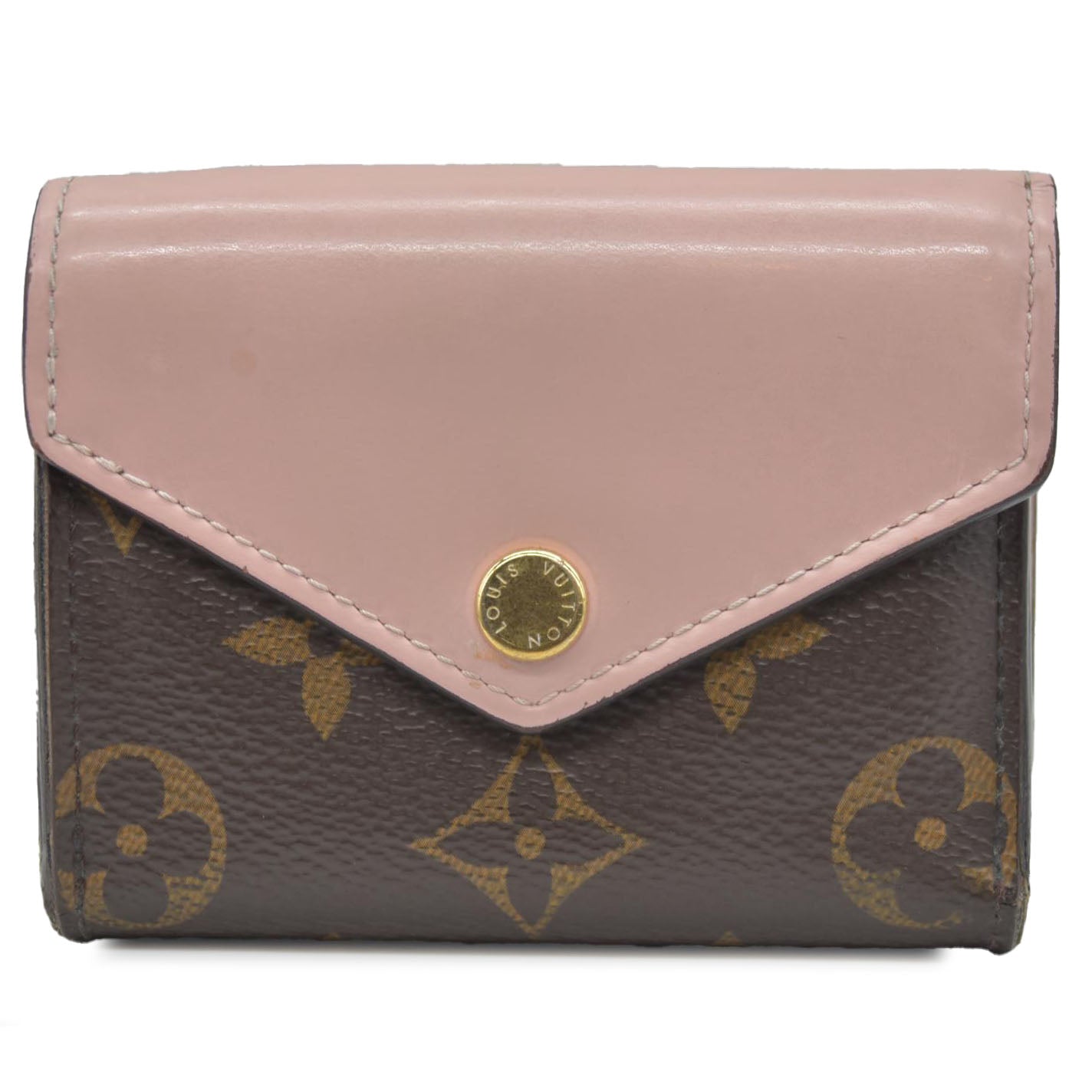 LOUIS VUITTON Monogram Zoe Wallet Rose Ballerine MI5220