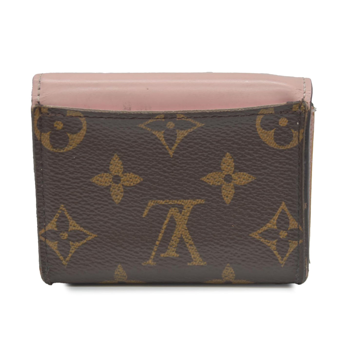 LOUIS VUITTON Monogram Zoe Wallet Rose Ballerine MI5220