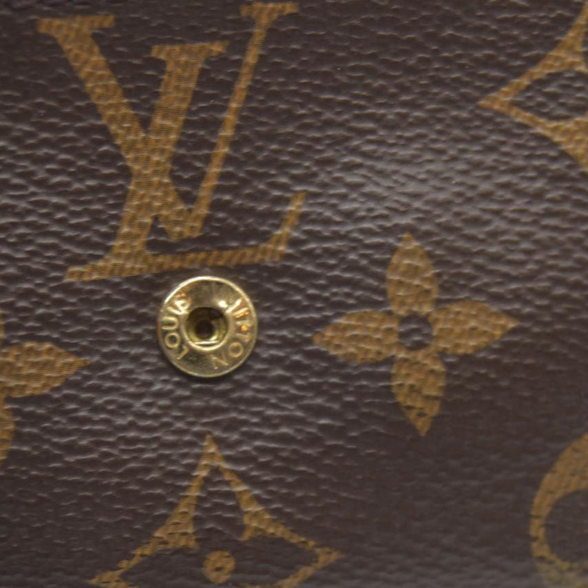 LOUIS VUITTON Monogram Zoe Wallet Rose Ballerine MI5220