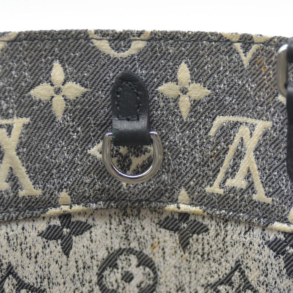 Louis Vuitton  Monogram Jacquard Denim Onthego MM Black
