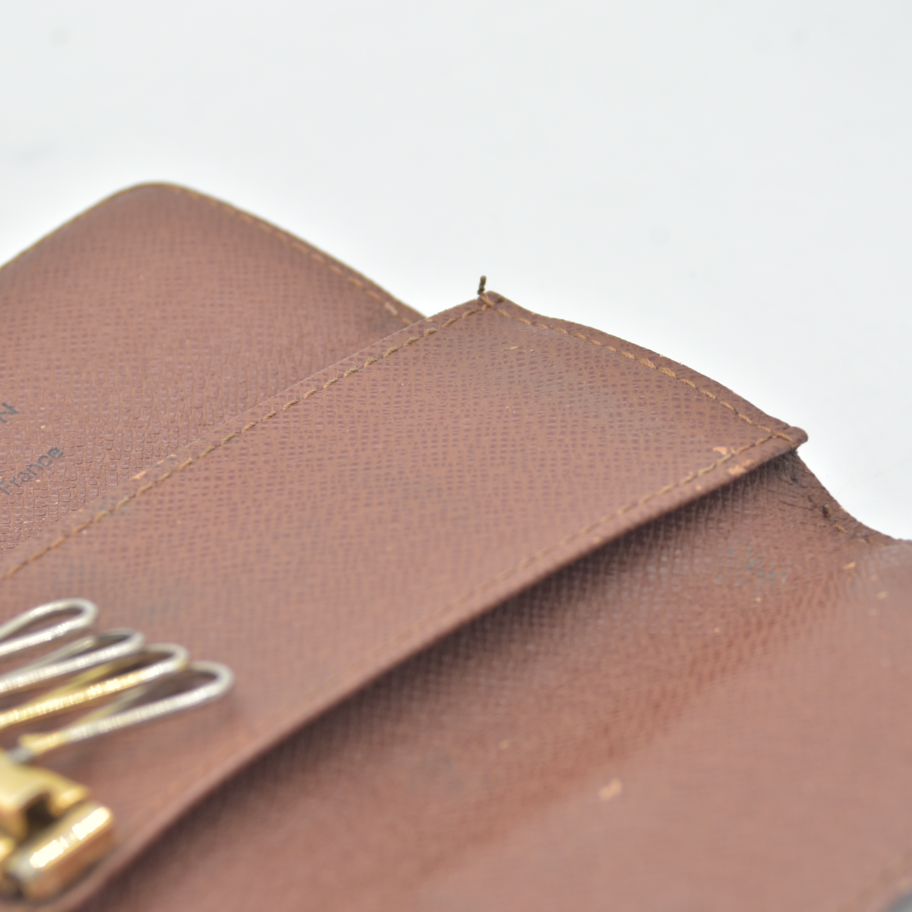 $345 1998 Louis Vuitton Monogram 4 Key Multicles Holder TH0948