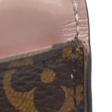 LOUIS VUITTON Monogram Zoe Wallet Rose Ballerine MI5220