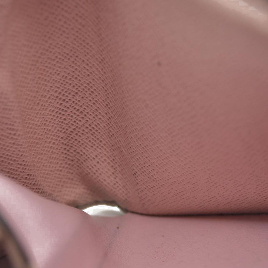 LOUIS VUITTON Monogram Zoe Wallet Rose Ballerine MI5220