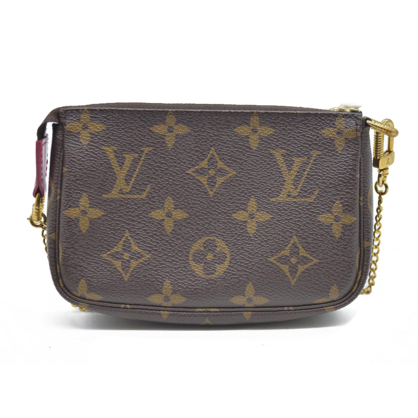 Louis Vuitton  Monogram 2020 Christmas Animation Roller Coaster Mini Pochette Accessories Pivoine