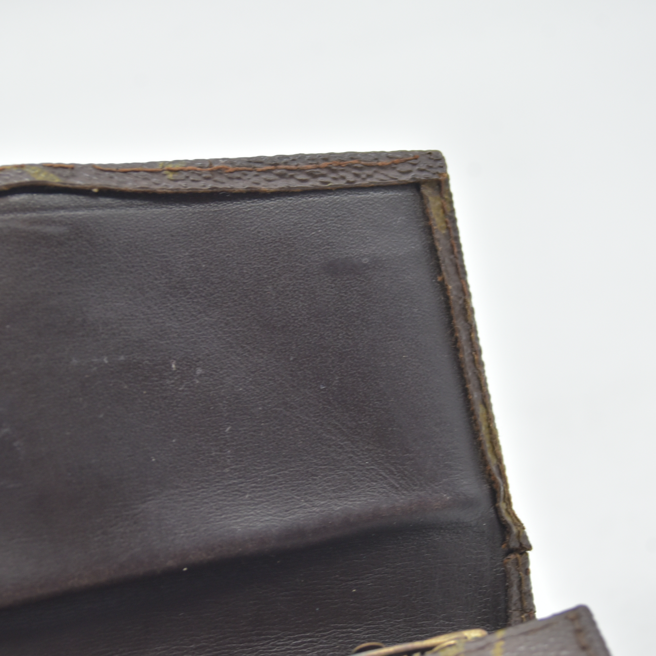 $775 1980s Louis Vuitton Monogram Long Sarah Wallet Brown